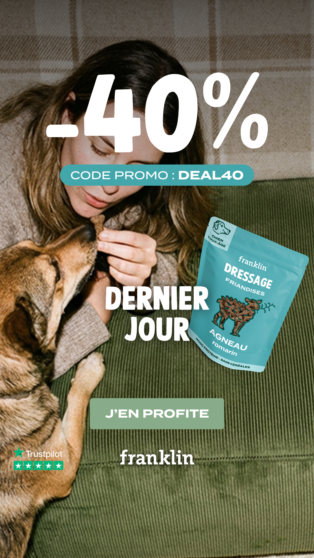 Franklin Pet Food Facebook ad
