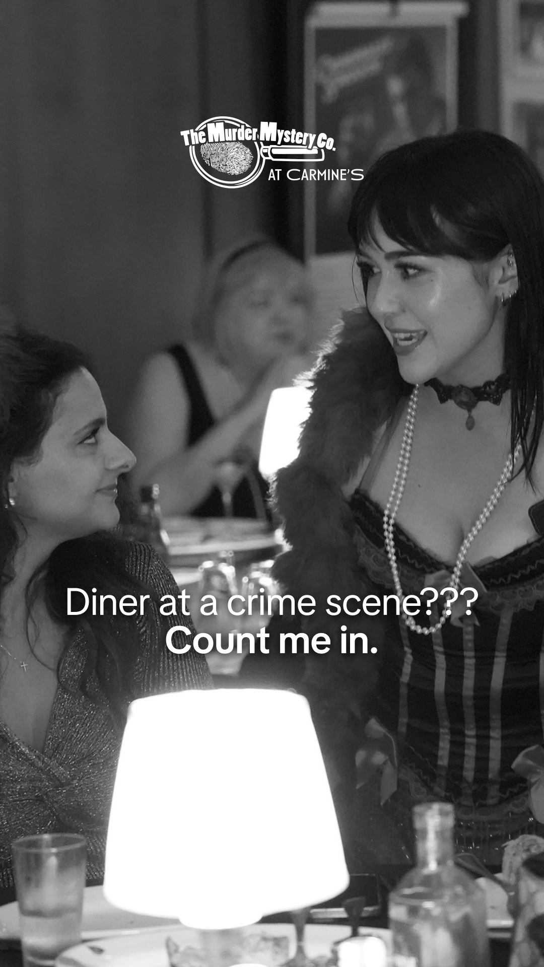 The Murder Mystery Company Facebook ad from May 7, 2026