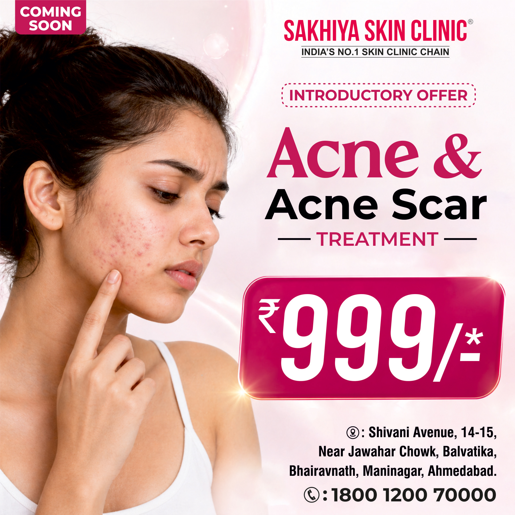 Sakhiya Skin Clinic Facebook ad