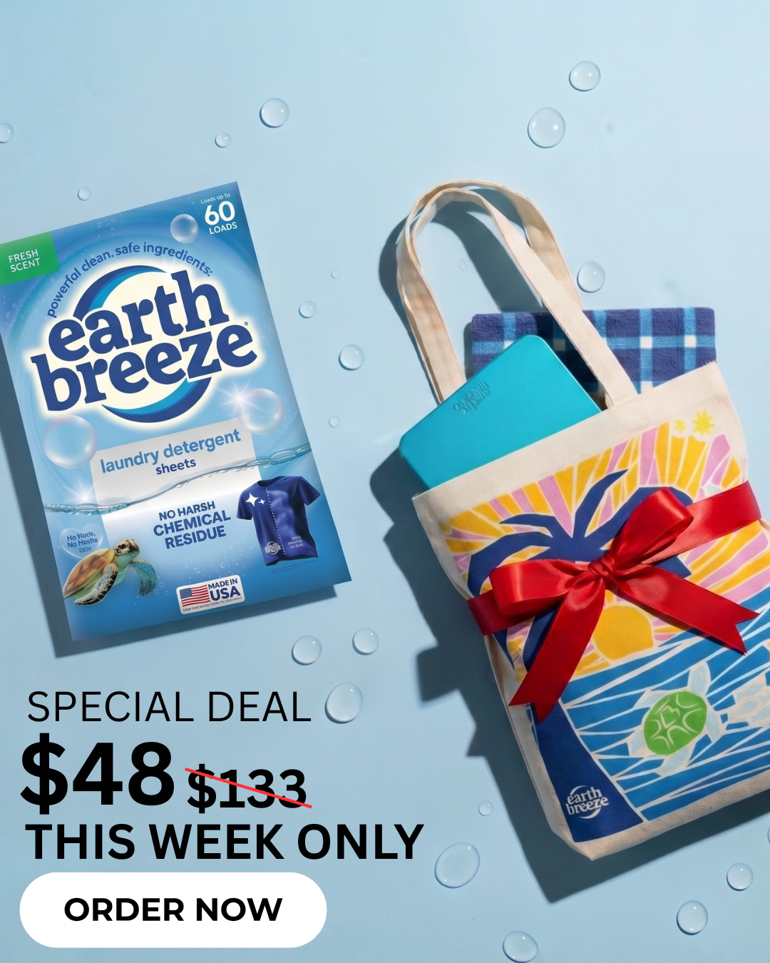 Earth Breeze Facebook ad