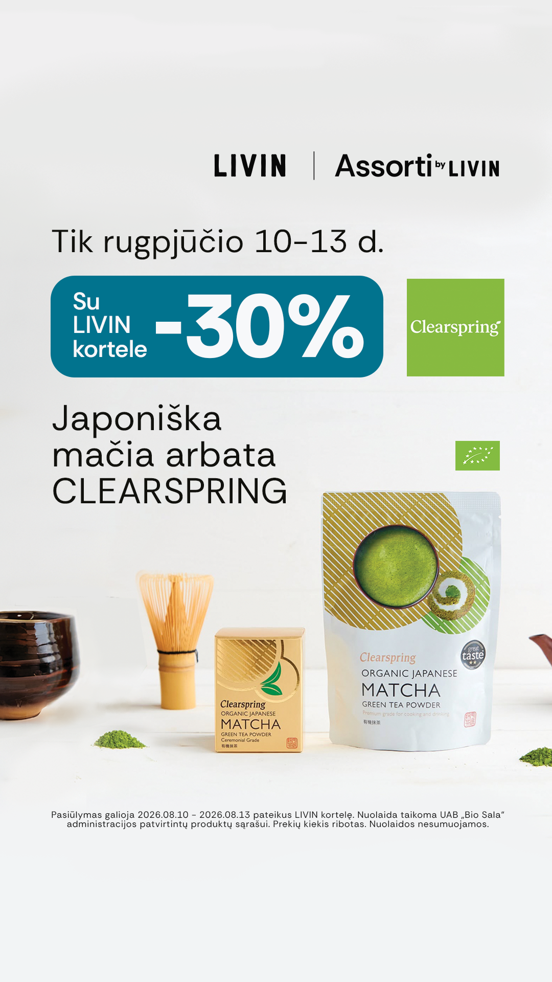 LIVIN sveiki produktai Facebook ad
