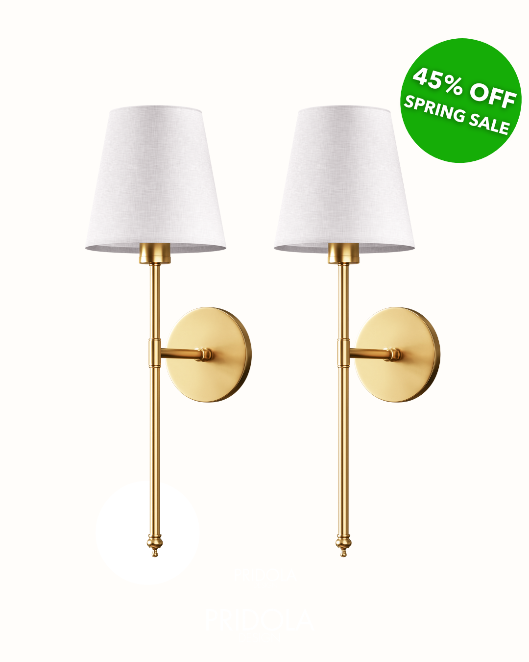 Pridola Design Facebook ad: 45% OFF - Spring Refresh SALE Ending Soon
