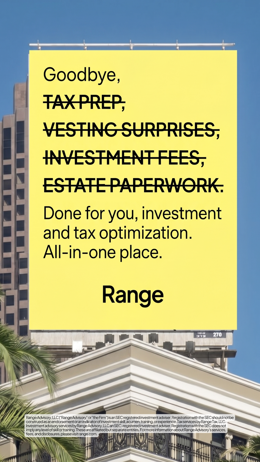 Range Facebook ad