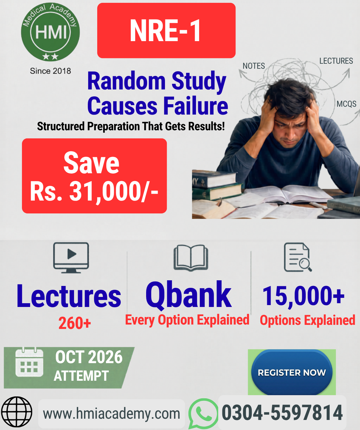 HMI Academy Facebook ad from May 23, 2026