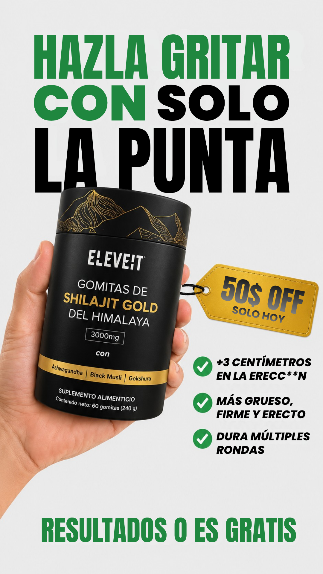 Eleveit Mex Facebook ad: 90 DÍAS GARANTÍA REEMBOLSO