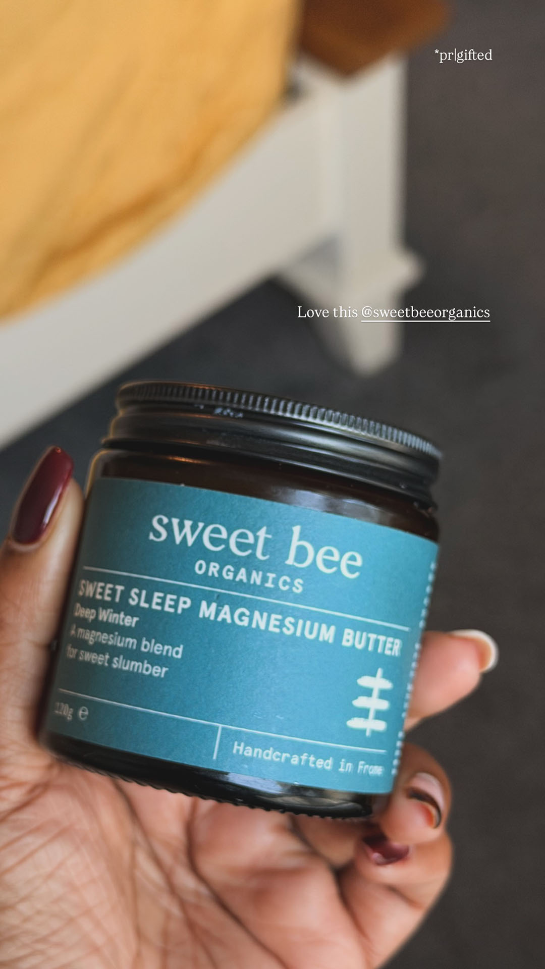 Sweet Bee Organics Facebook ad