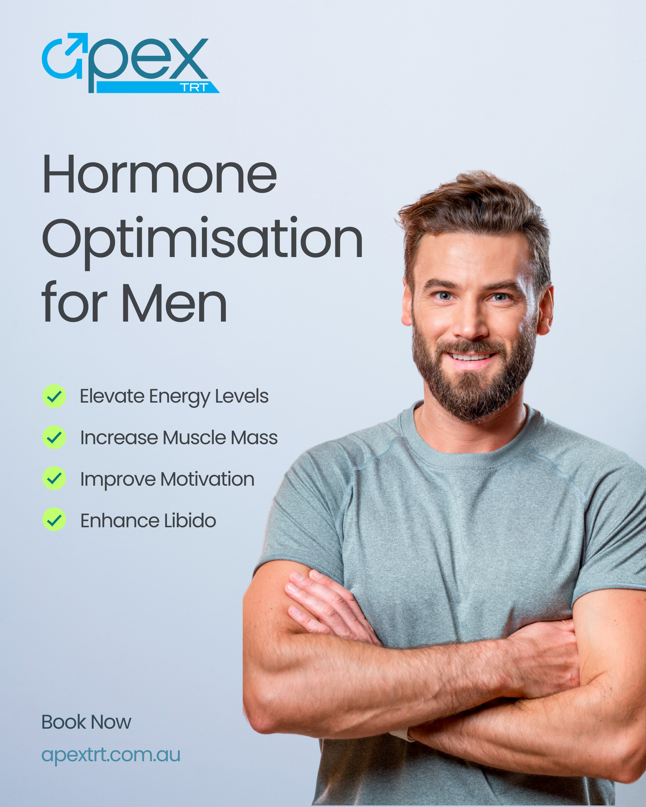 Apex TRT Facebook ad: Helping Aussie men reclaim their energy, confidence &…