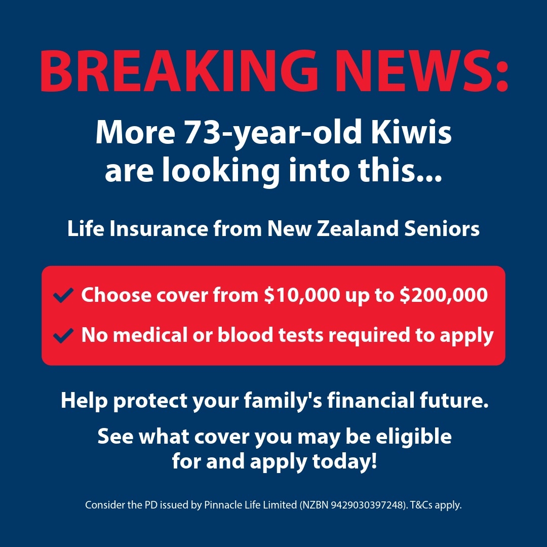 New Zealand Seniors Facebook ad