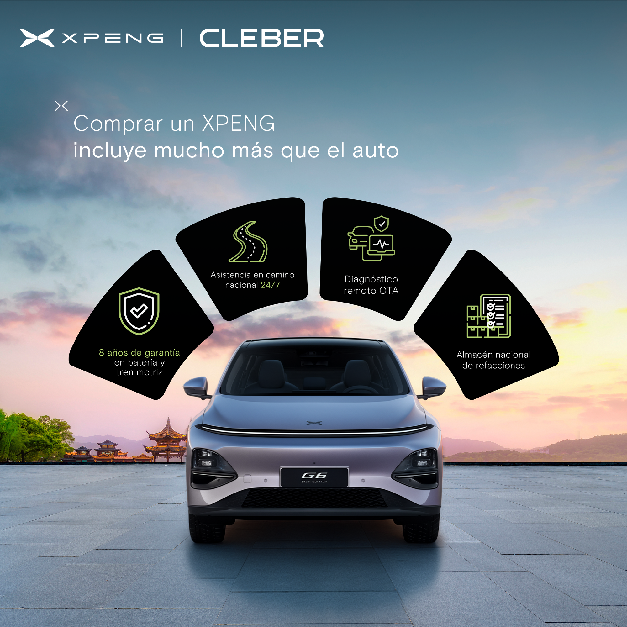 XPENG CLEBER Facebook ad: Conoce XPENG