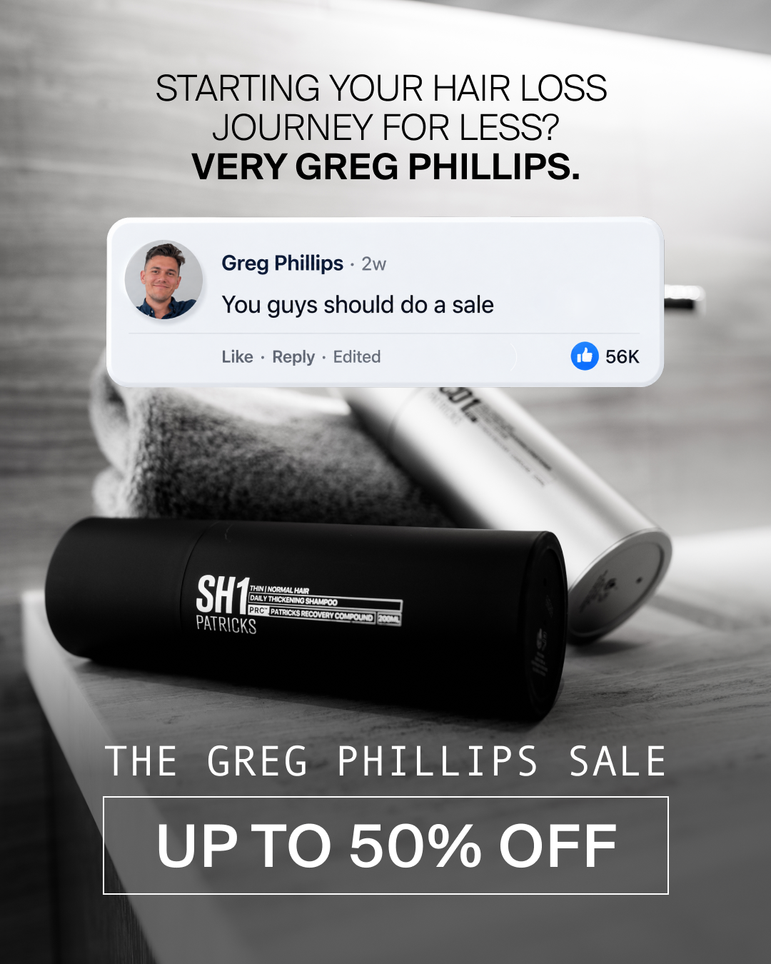 PATRICKS Facebook ad