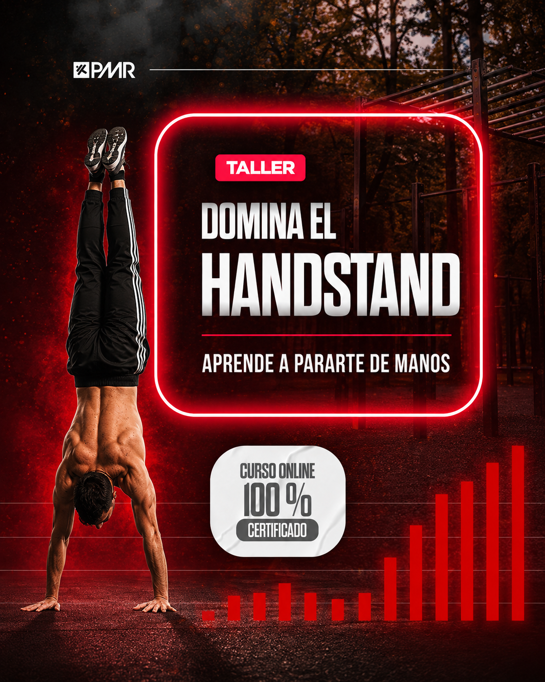 Profesor Matías Rodriguez Facebook ad: Taller HANDSTAND