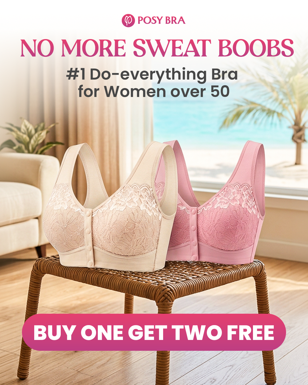 Jenna Chic Facebook ad: Top Wireless Support Bra