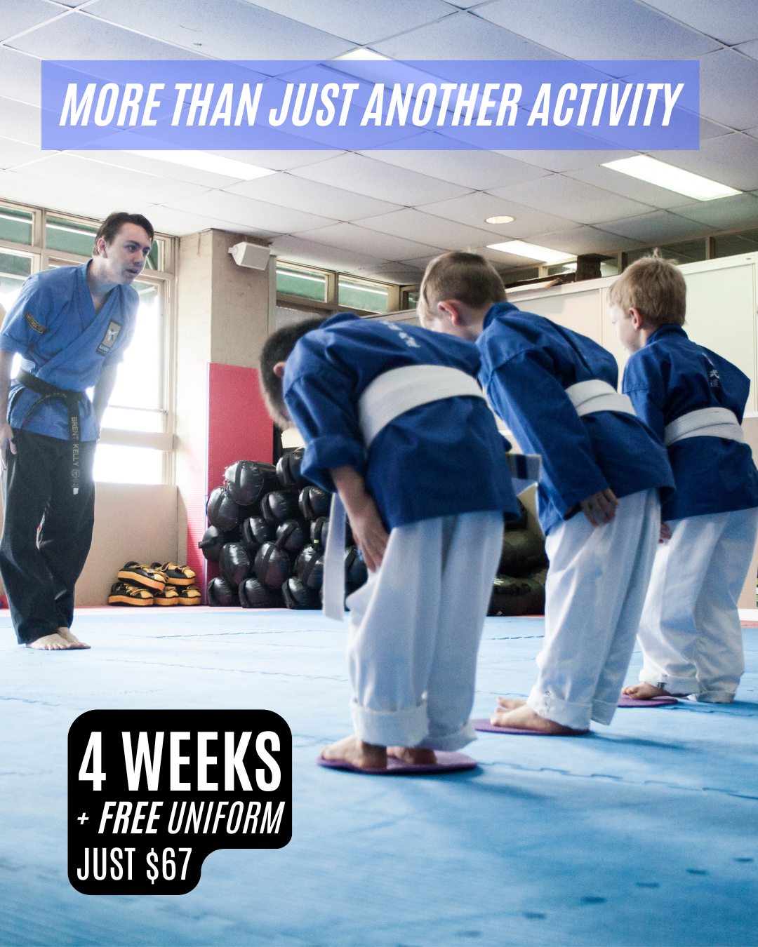 Kando Martial Arts Hughesdale Facebook ad: 4 Weeks + FREE Uniform