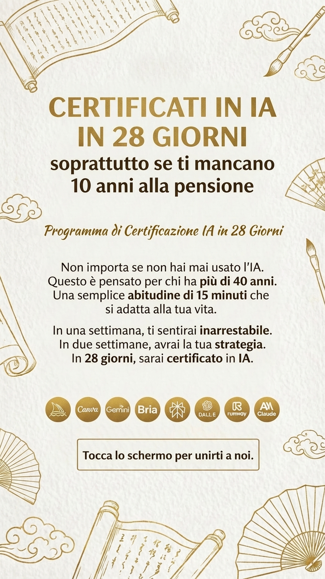 Coursiv AI Mastery Facebook ad: Parti ora
