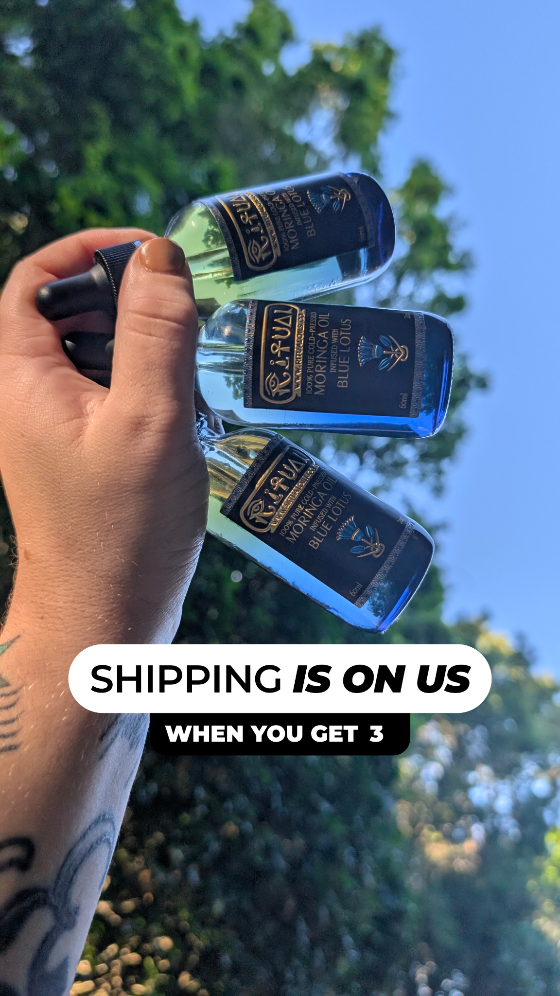 Ritual Oils Facebook ad
