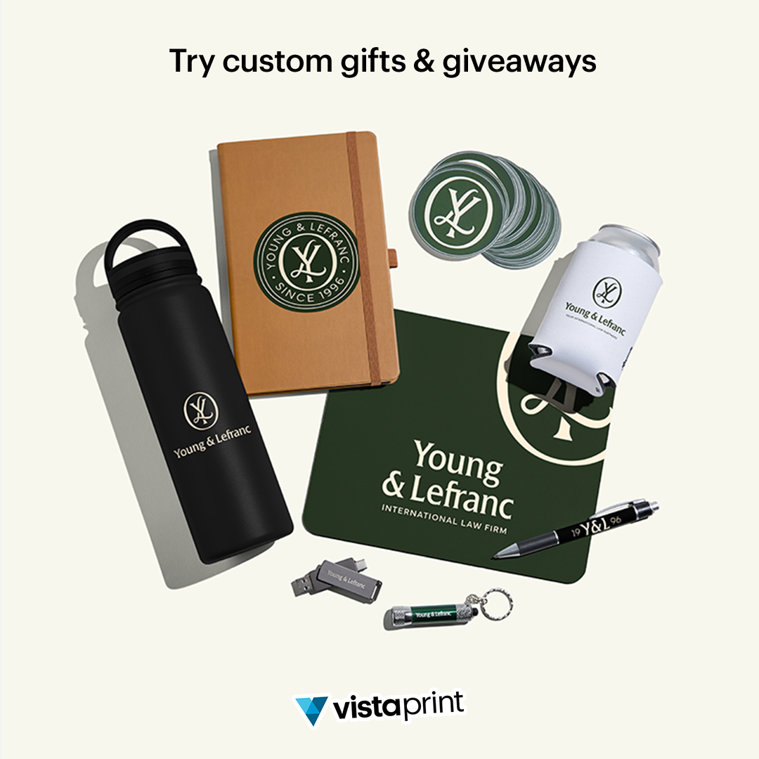 VistaPrint Facebook ad: $25 off orders $150+. code SAVE25