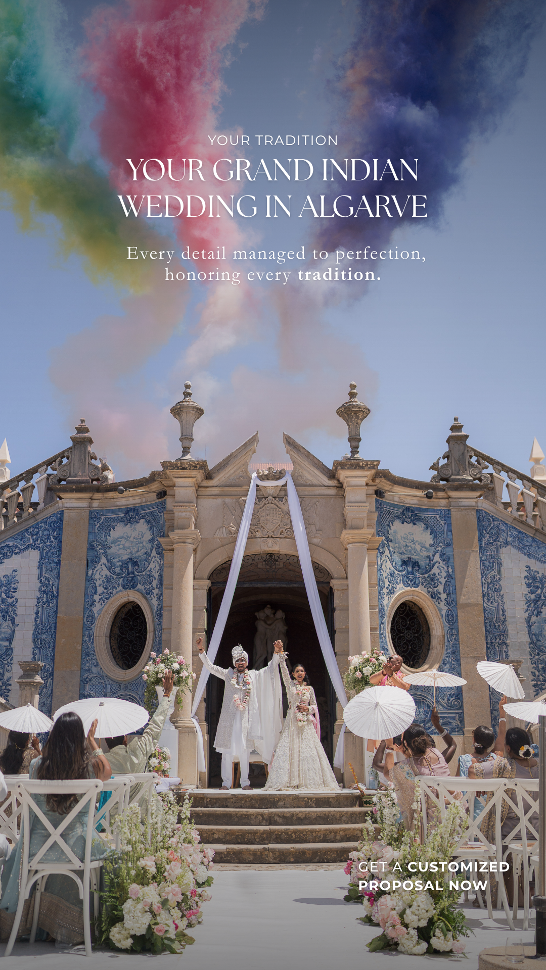 Algarve Dream Weddings Facebook ad from Jul 17, 2026