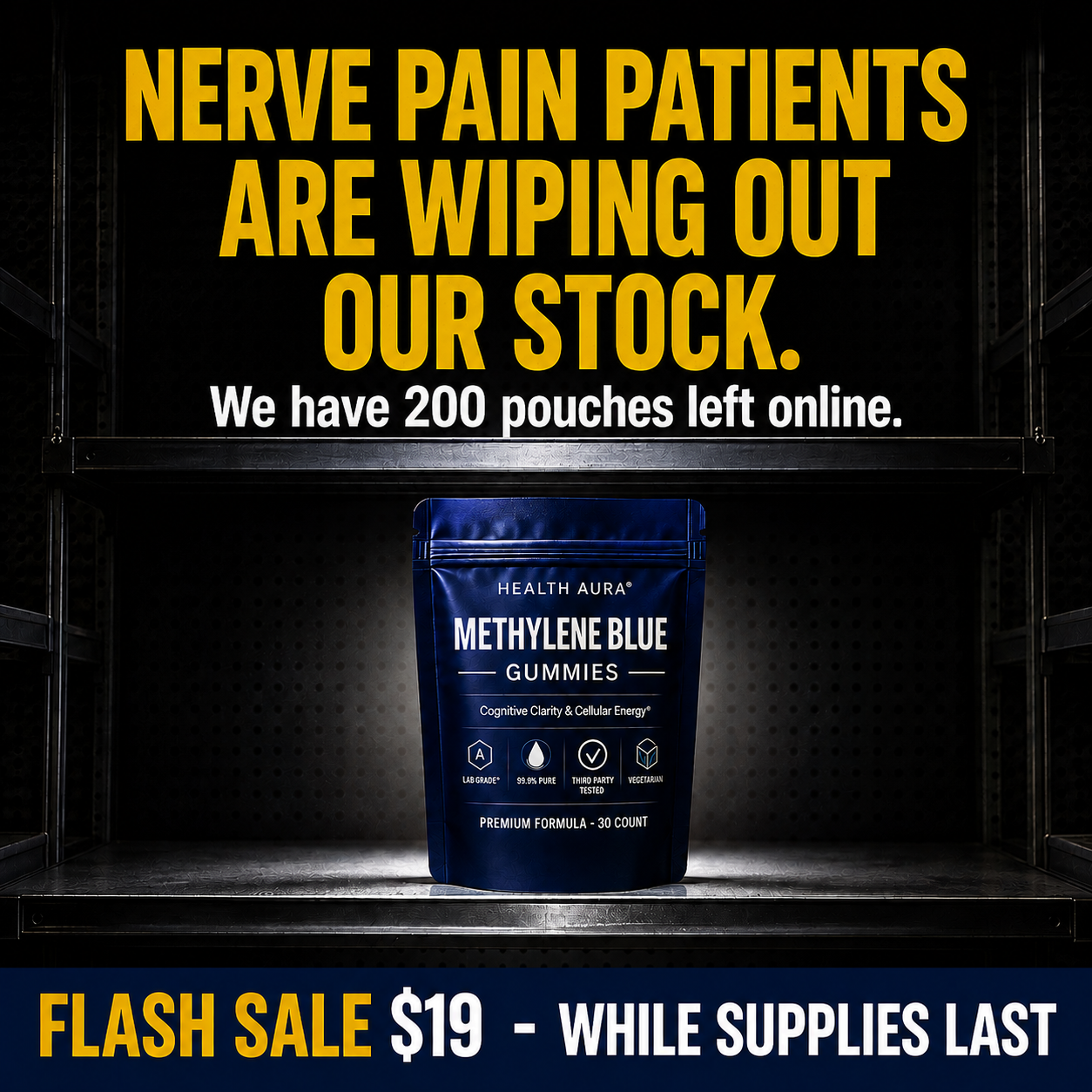 The Pain-Free Aging Report Facebook ad