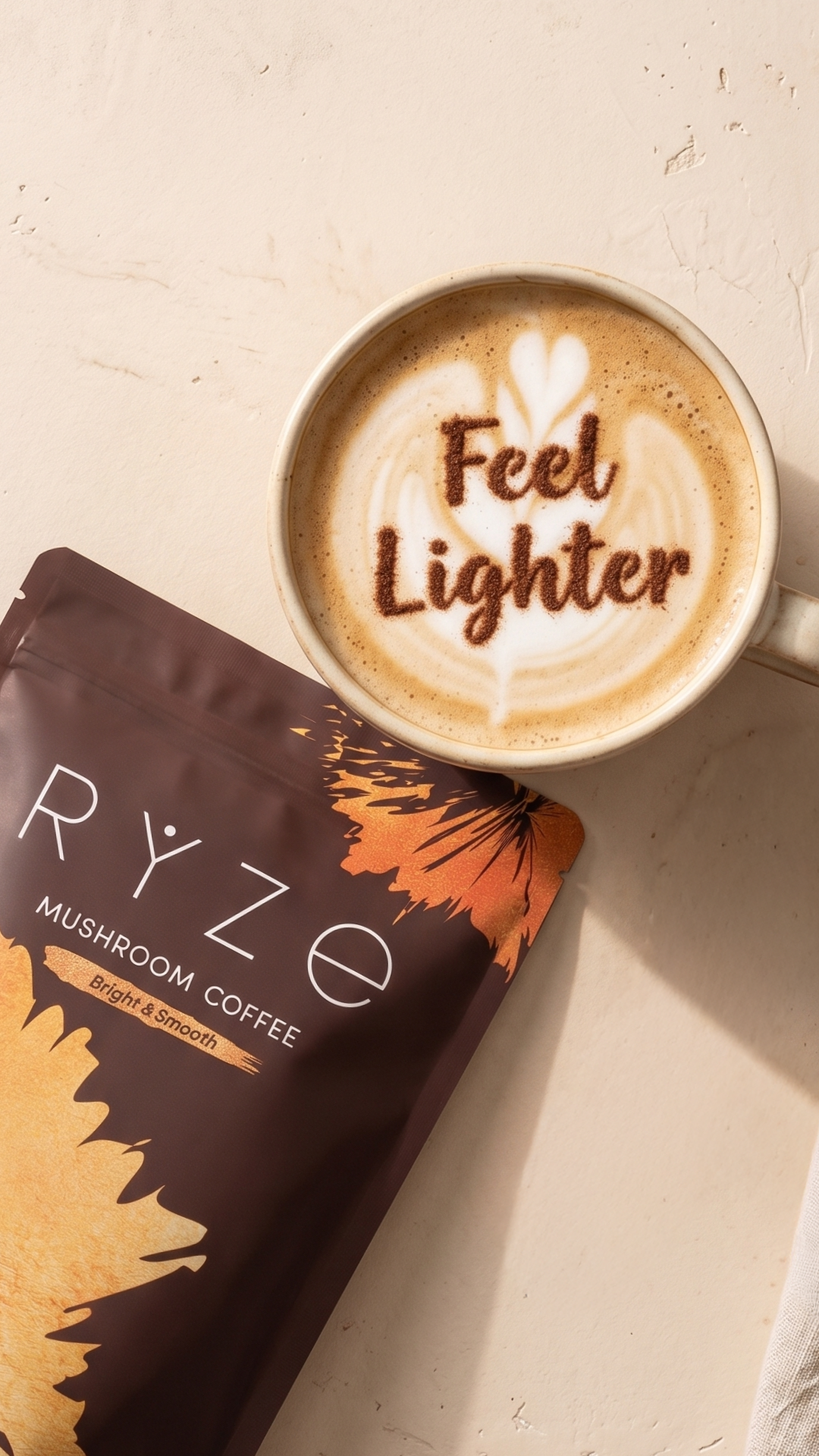 RYZE Superfoods Facebook ad