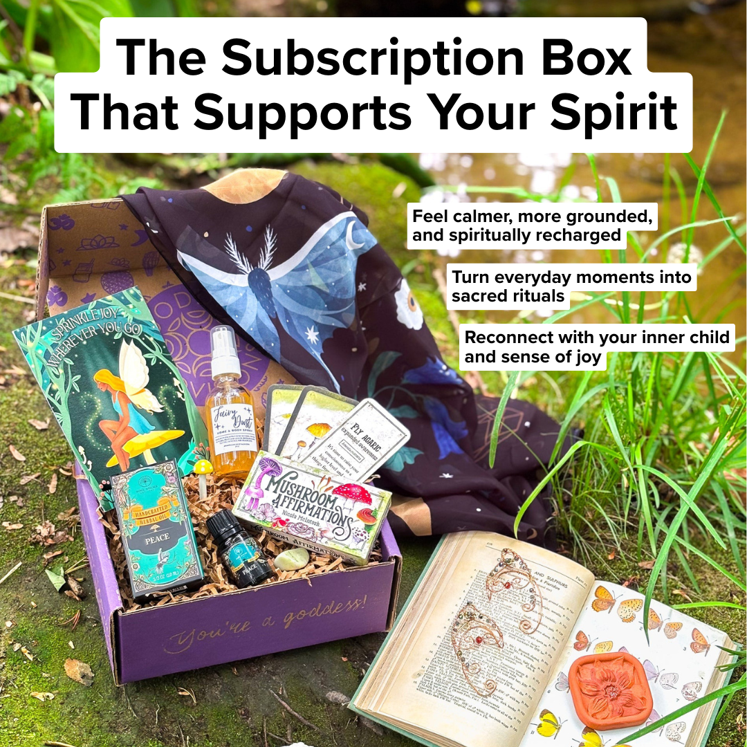Goddess Provisions Facebook ad: The subscription box that supports your spirit