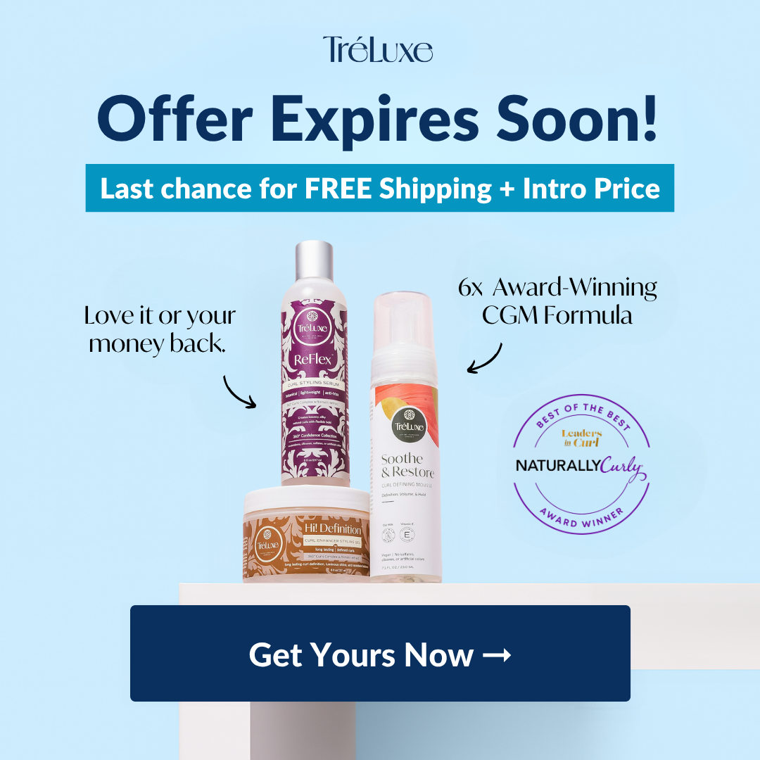 TréLuxe Hair Care Facebook ad: First-Time-Ever Intro Offer