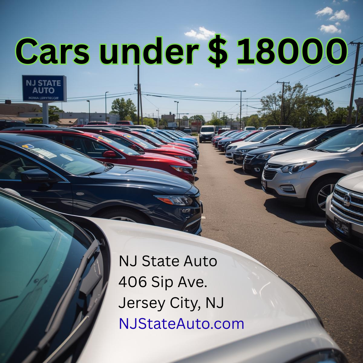 NJ State Auto Used Cars Facebook ad: Looking to upgrade your ride?