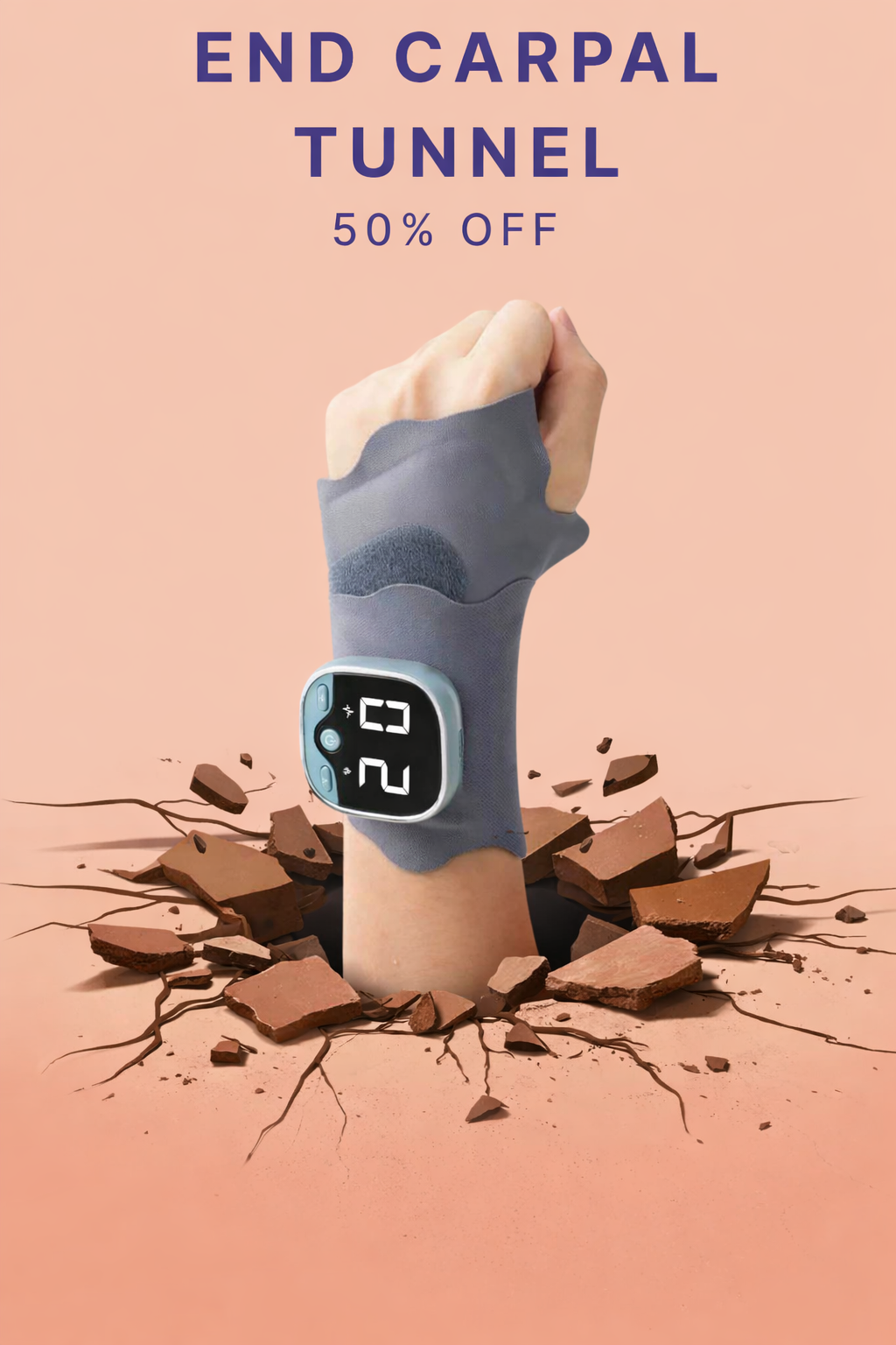 Arkalie Facebook ad: End the cycle of Carpal Tunnel pains