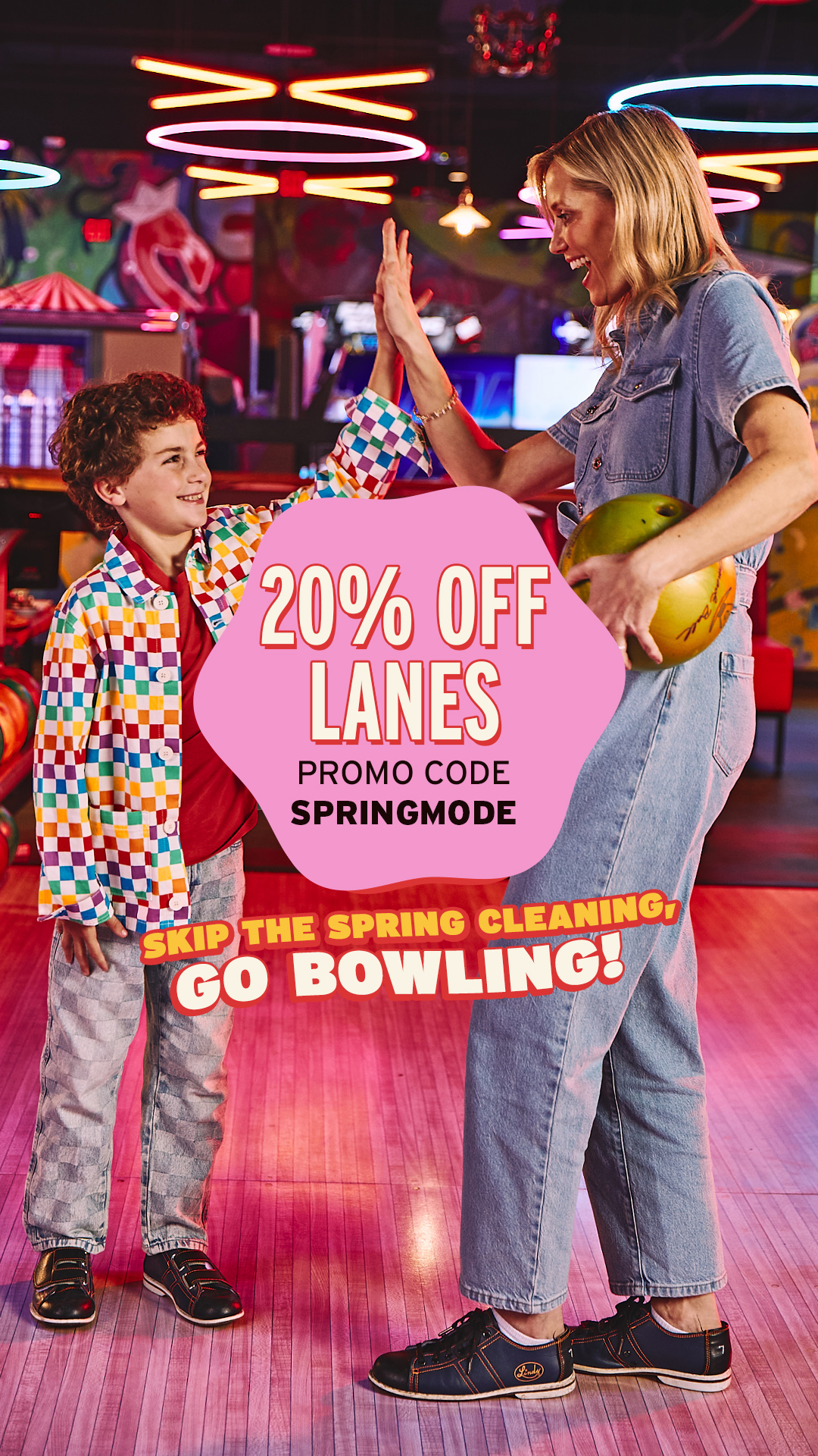 Lucky Strike Entertainment Facebook ad from Mar 19, 2026