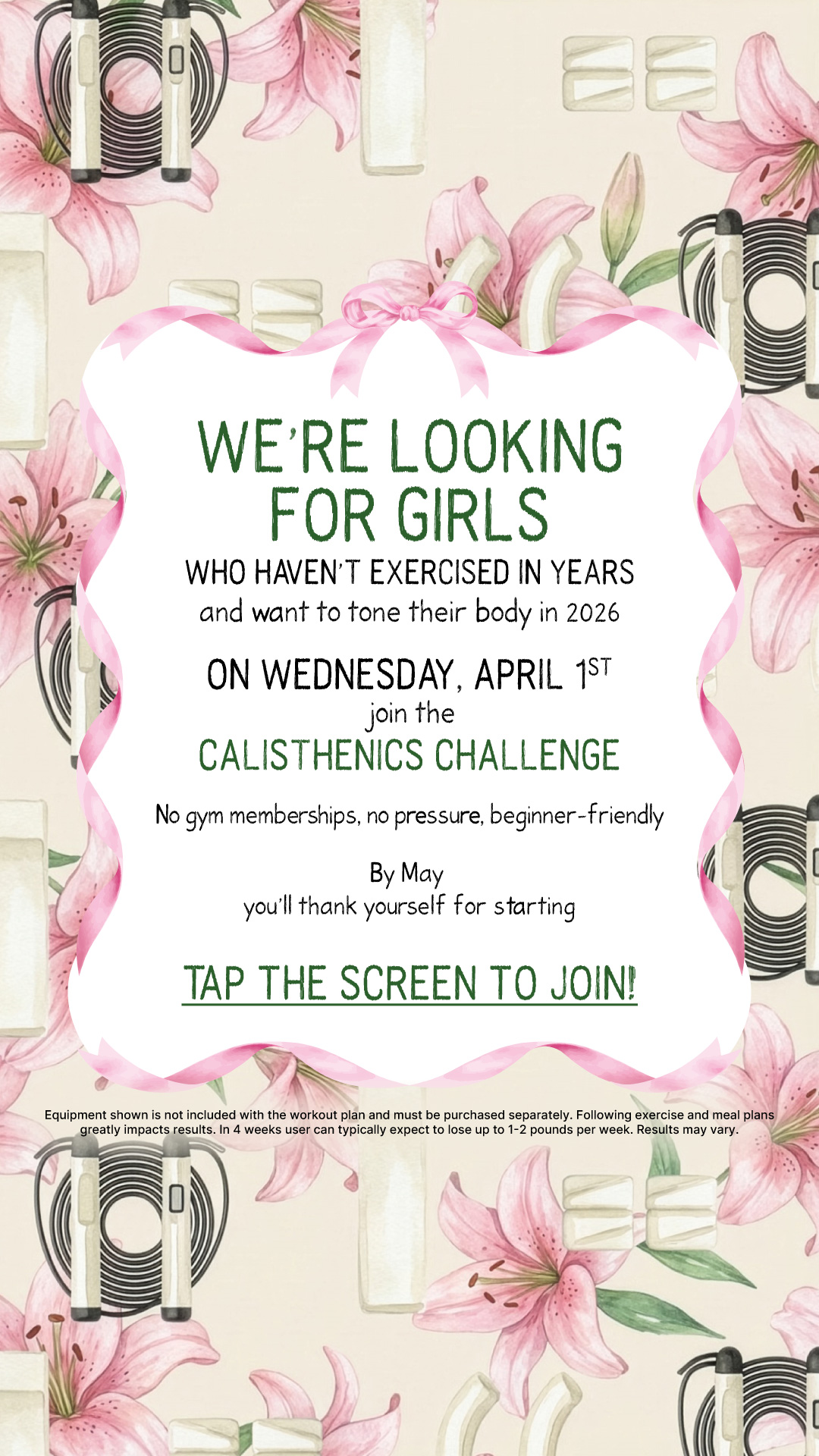 Lessie Fitness Facebook ad