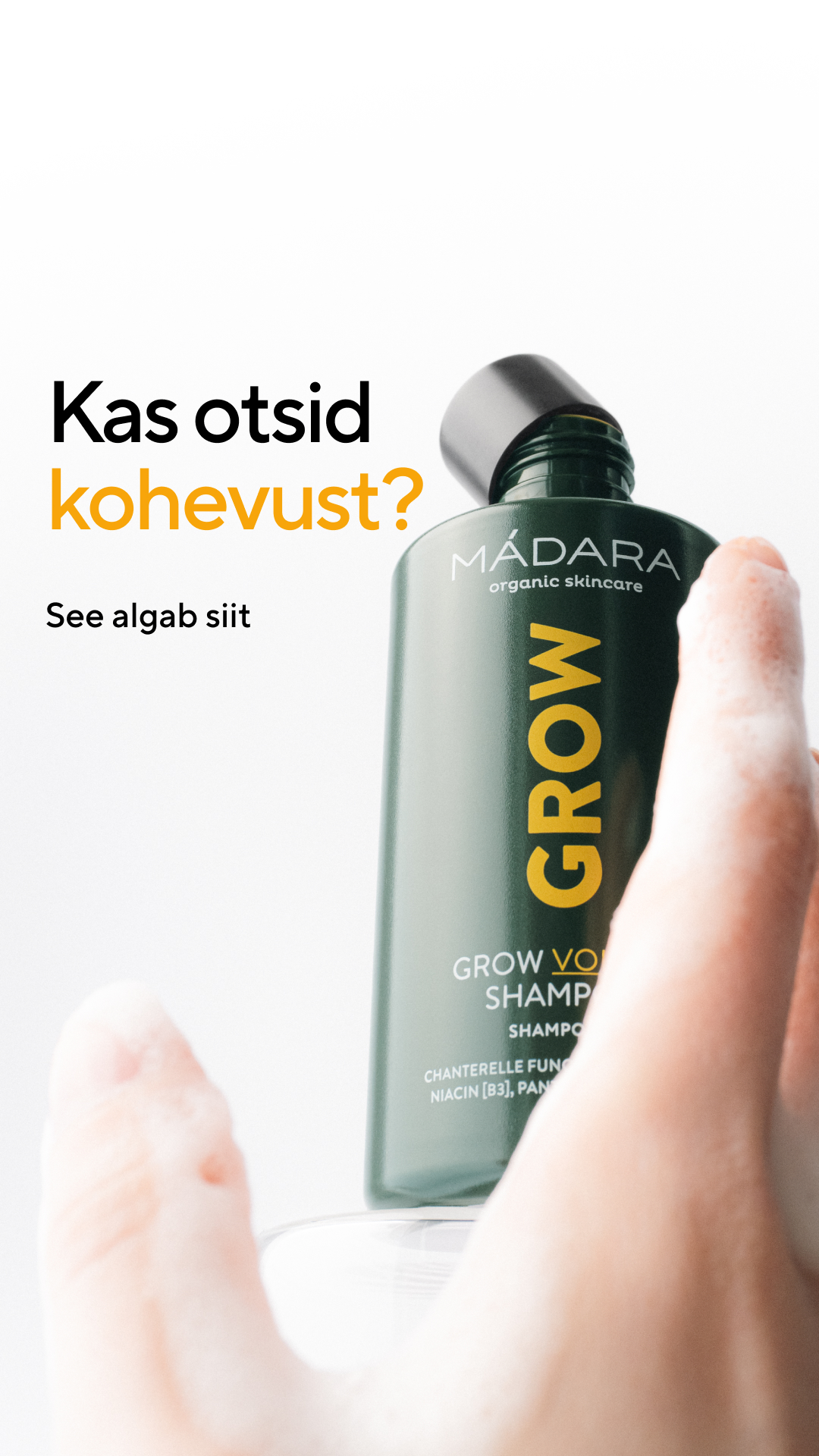 Mádara Organic Skincare Facebook ad