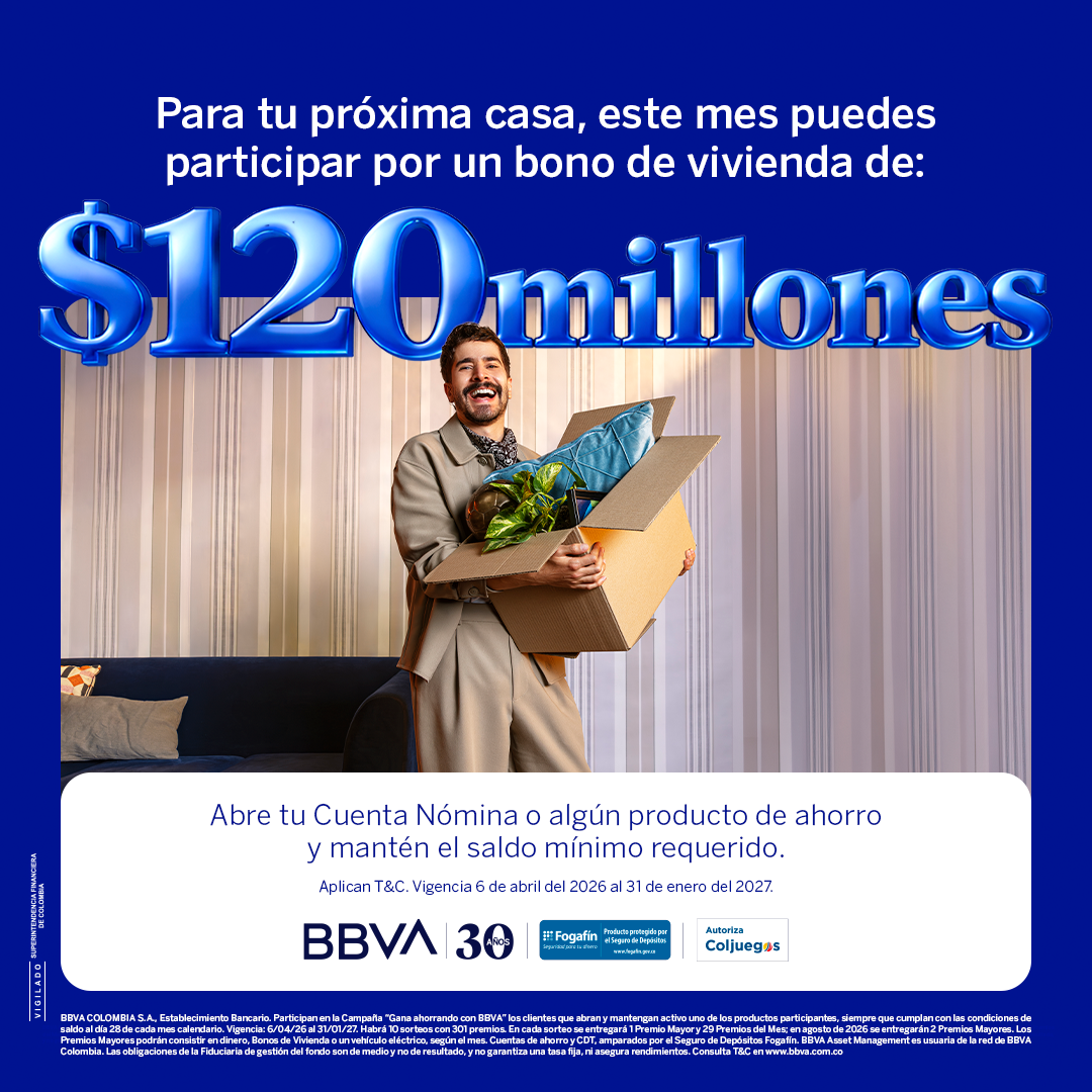 BBVA Facebook ad: Gana en nuestro cumpleaños. Participa abriendo tu Cuenta…
