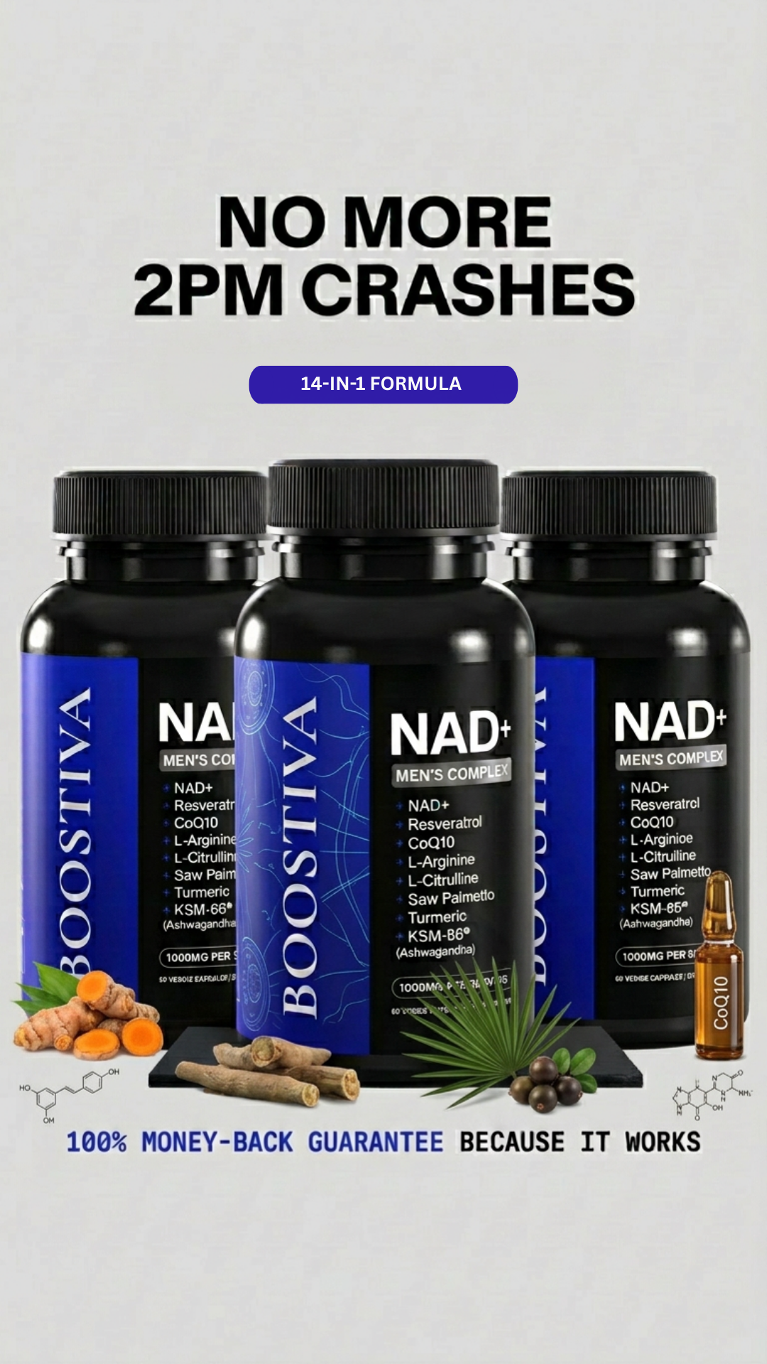 Boostiva Health Facebook ad: The Men’s NAD+ Formula Everyone Is Talking About
