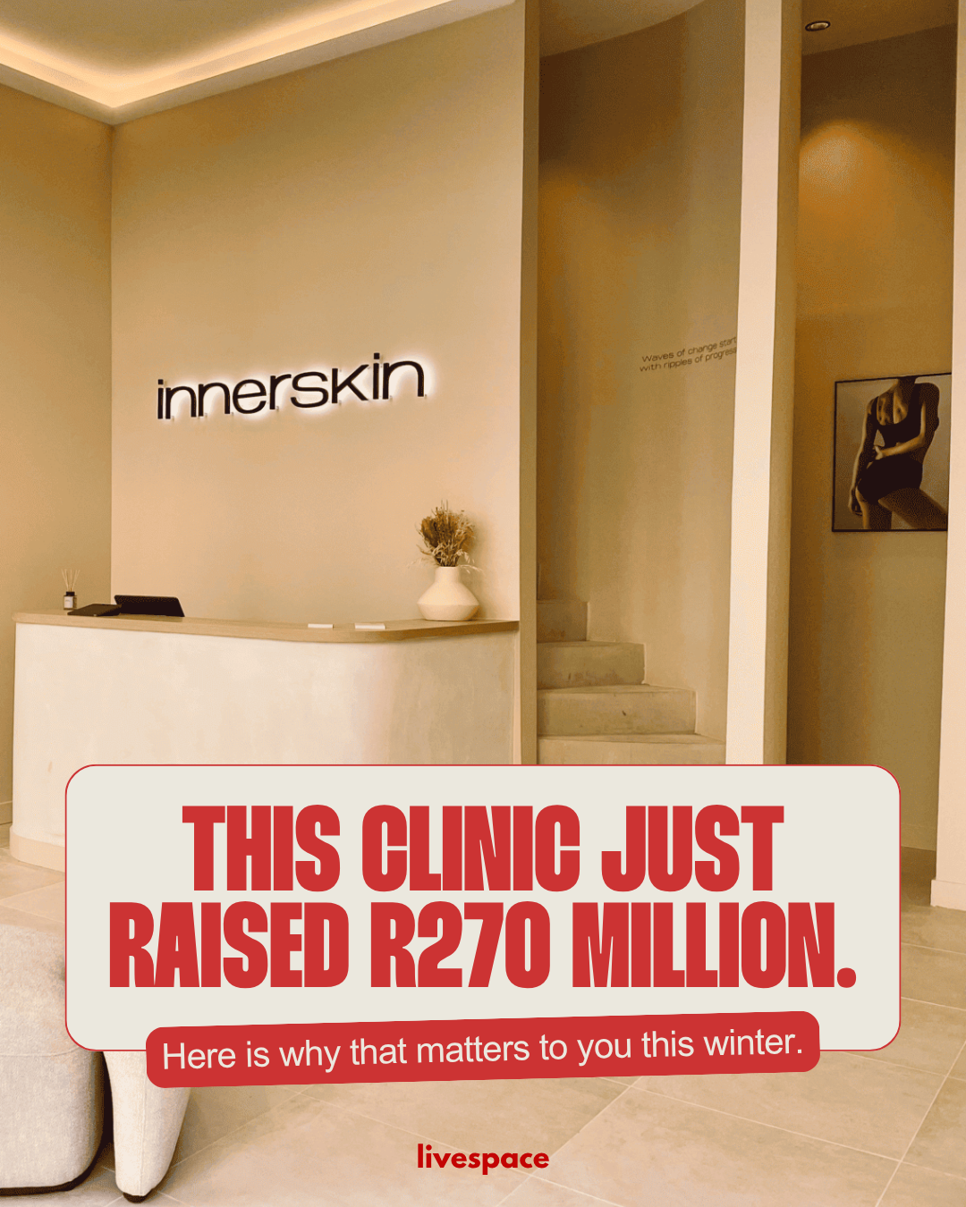 LiveSpace Facebook ad: Most clinics think winter is the problem.