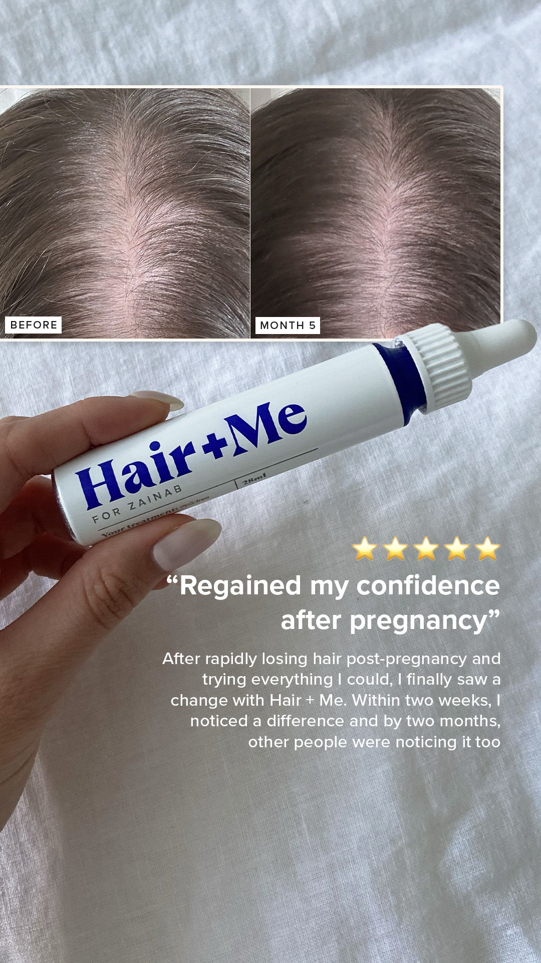 Hair + Me Facebook ad