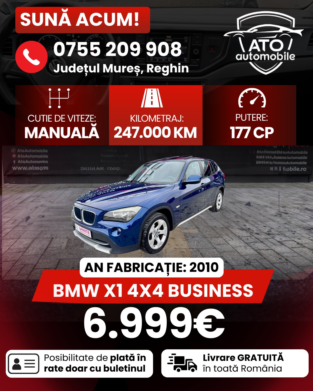 Ato Automobile Facebook ad