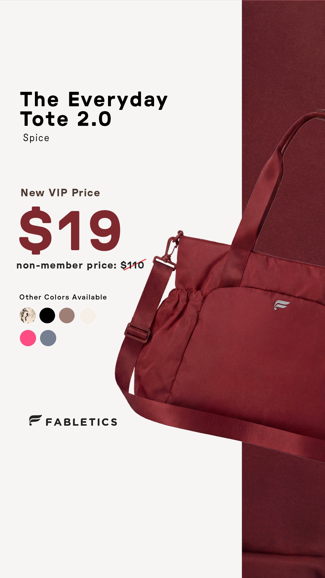 Fabletics Facebook ad