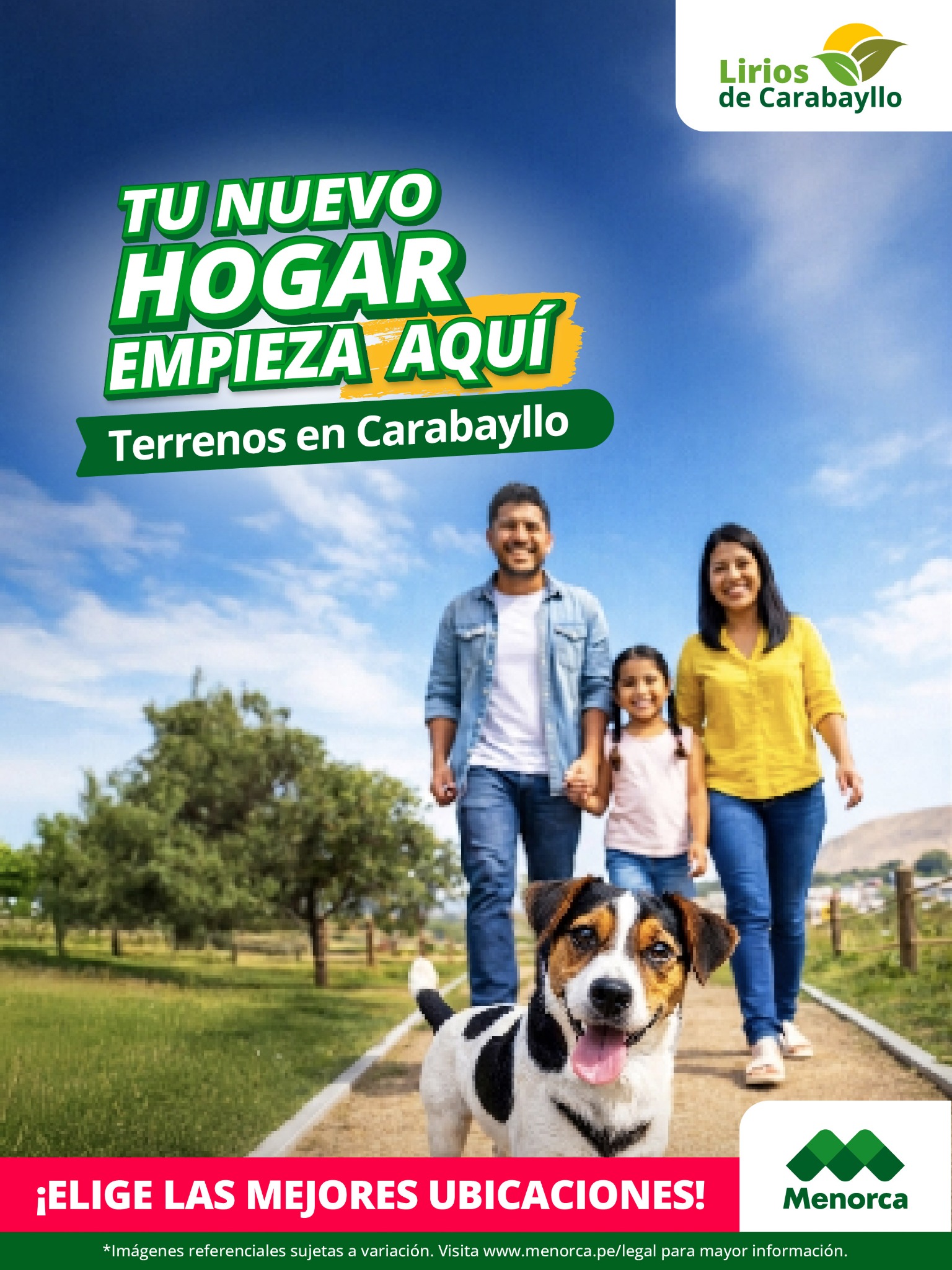 Menorca Facebook ad: ¡Tu TERRENO en CARABAYLLO!