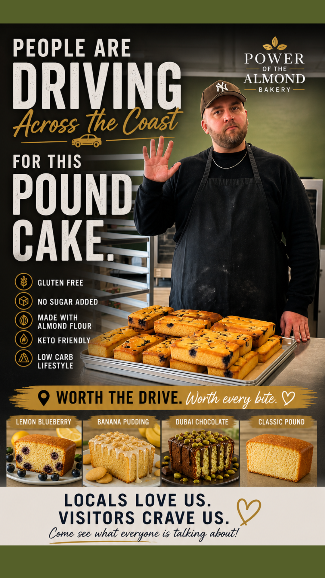 Power of the Almond Facebook ad