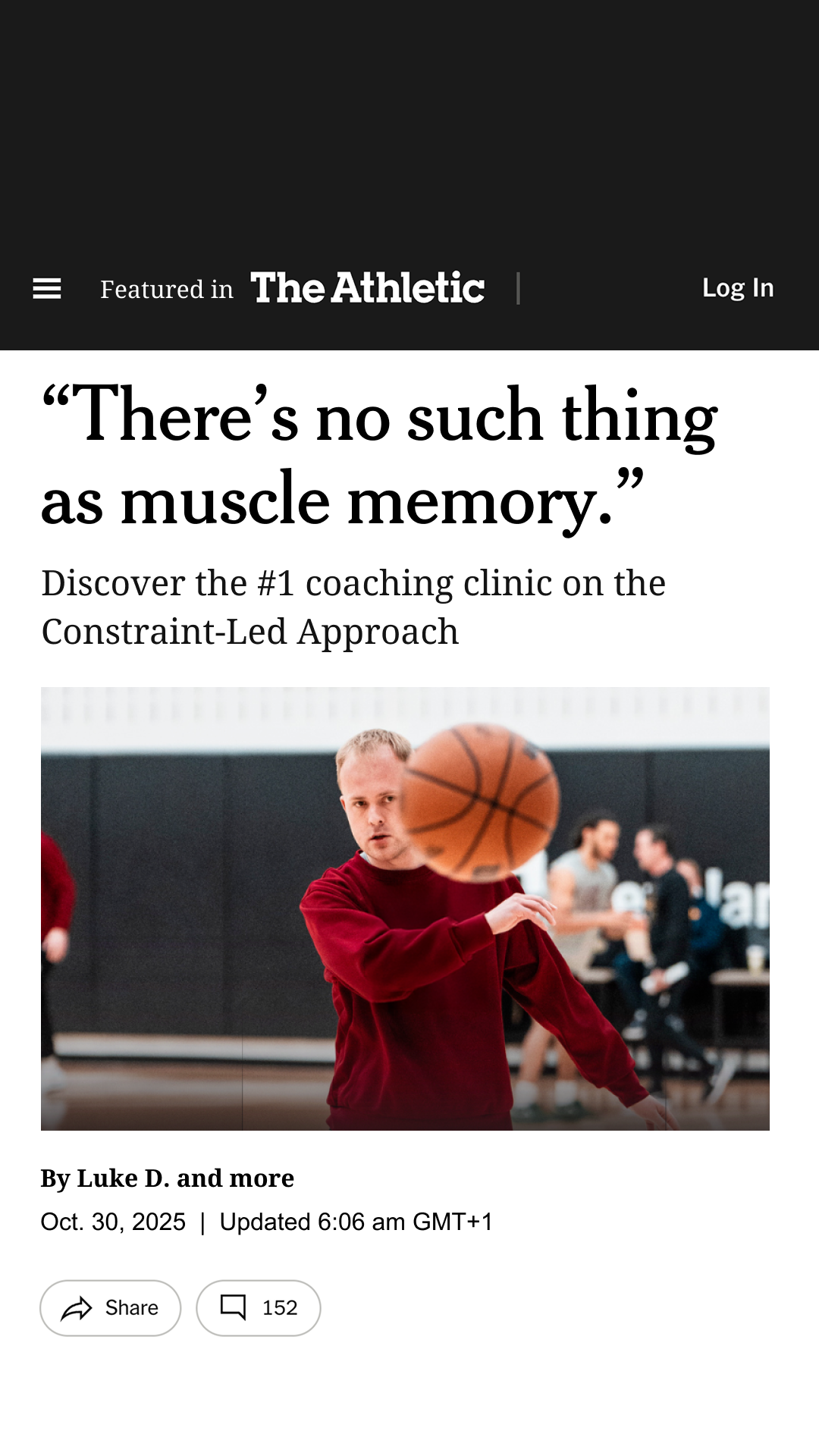 Transforming Basketball Facebook ad