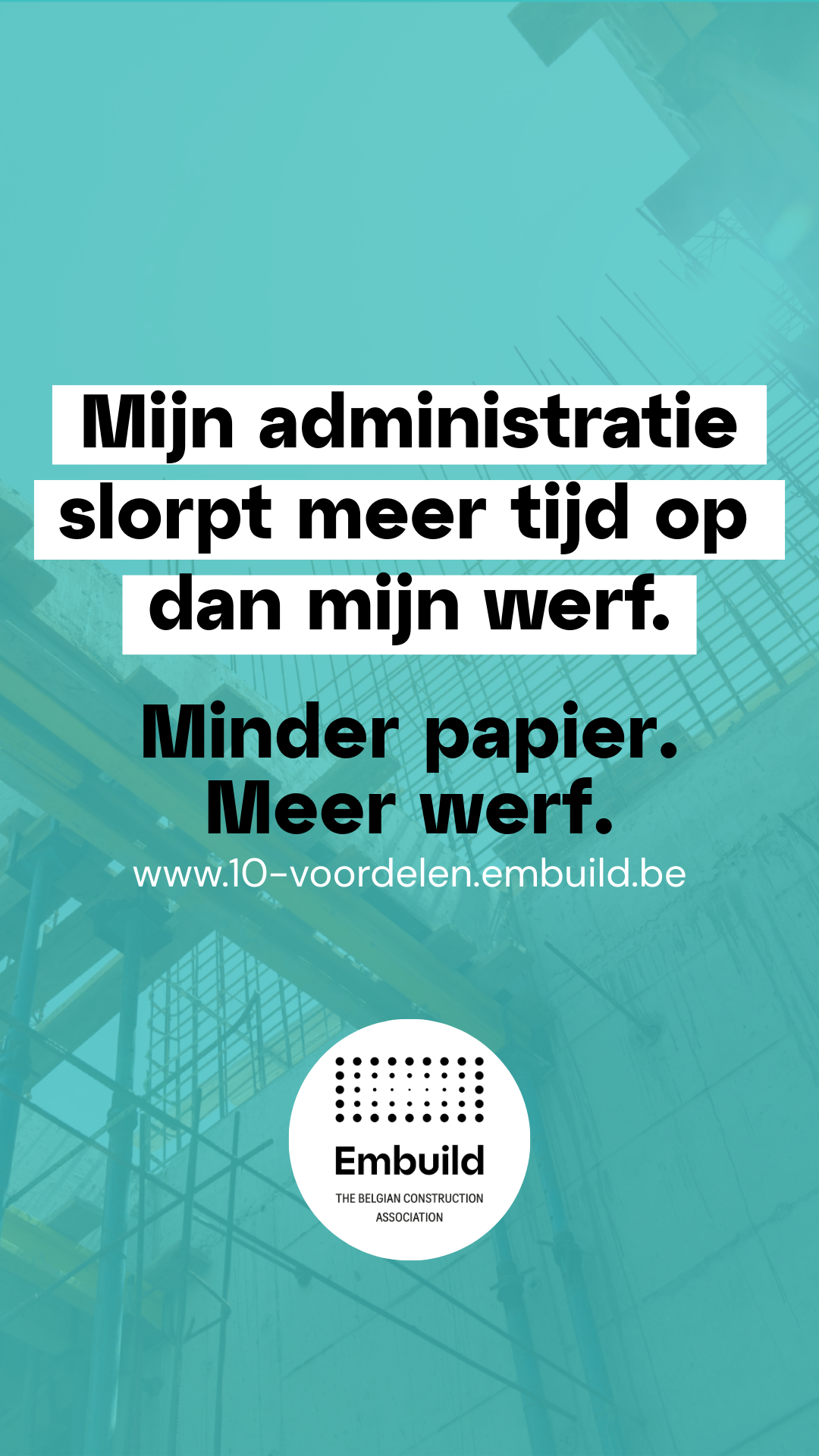 Embuild België Facebook ad from Mar 5, 2026