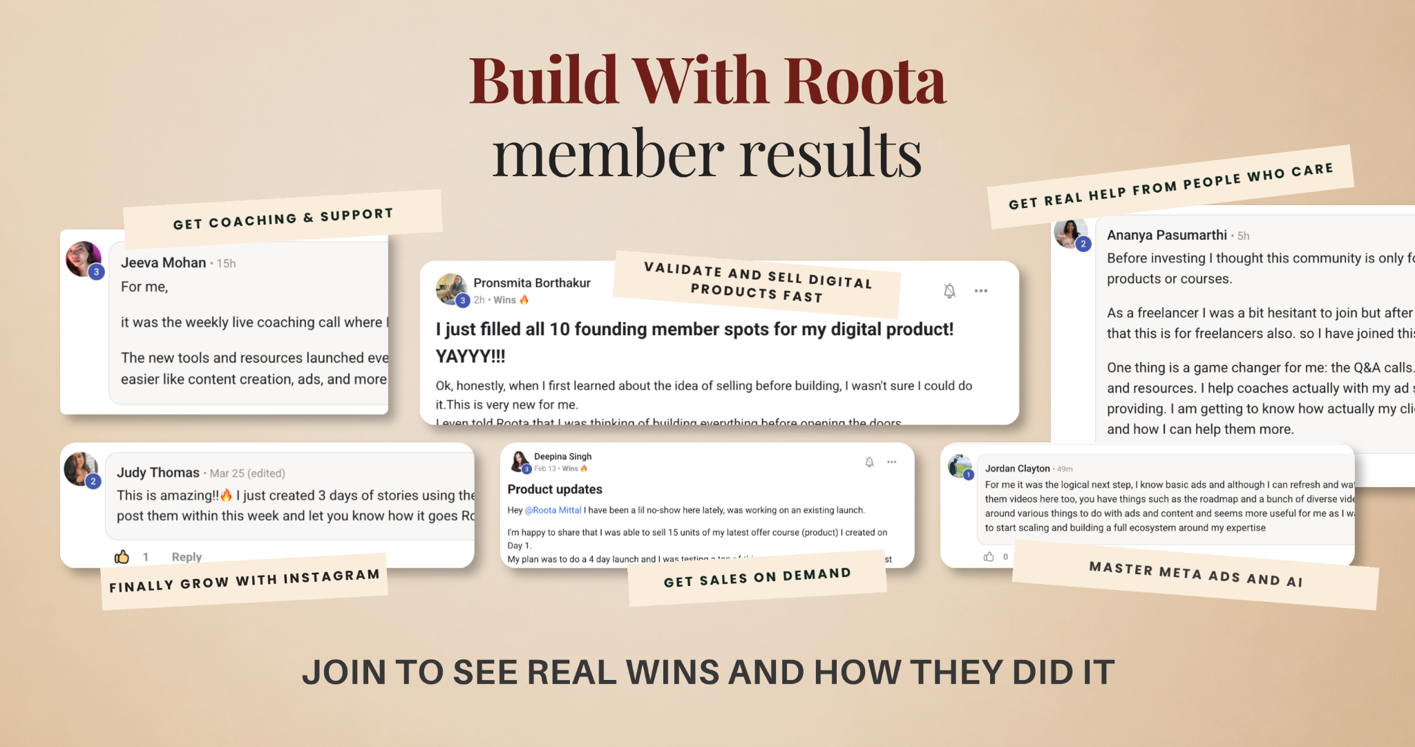 Roota Mittal Live Facebook ad