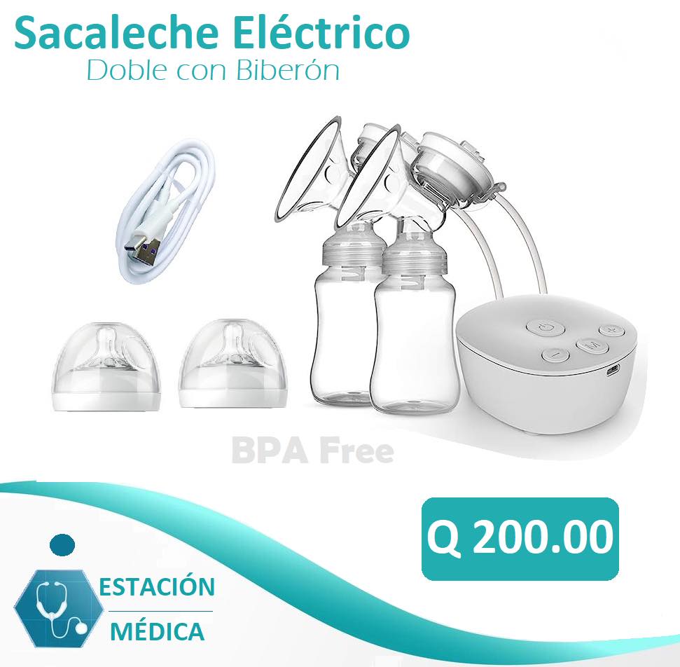 Estación Médica gt Facebook ad: Sacaleche Eléctrico Doble Envío Gratis