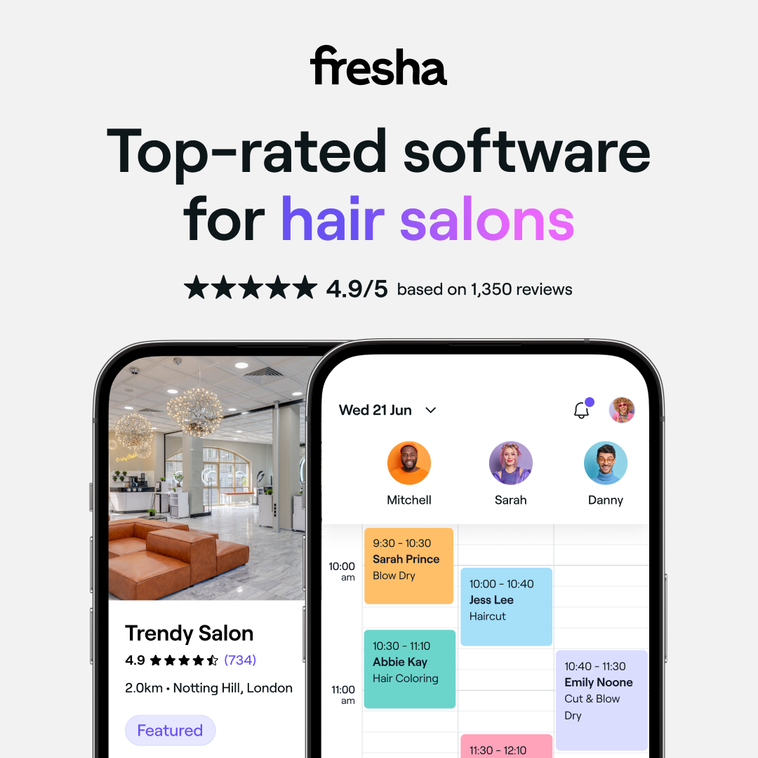 Fresha Facebook ad