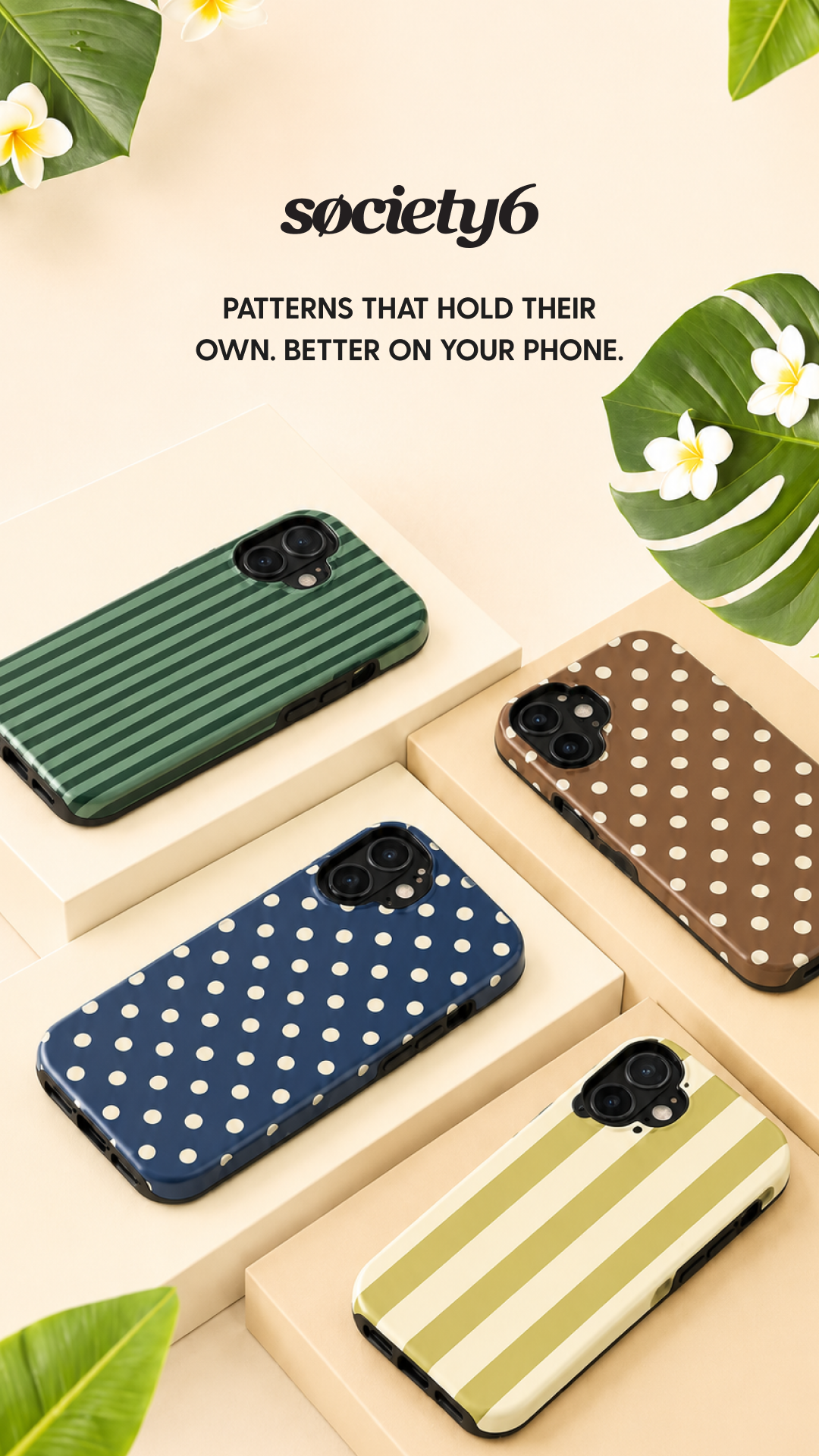 Society6 Facebook ad: Artist-Made Pieces That Fit Your Pockets