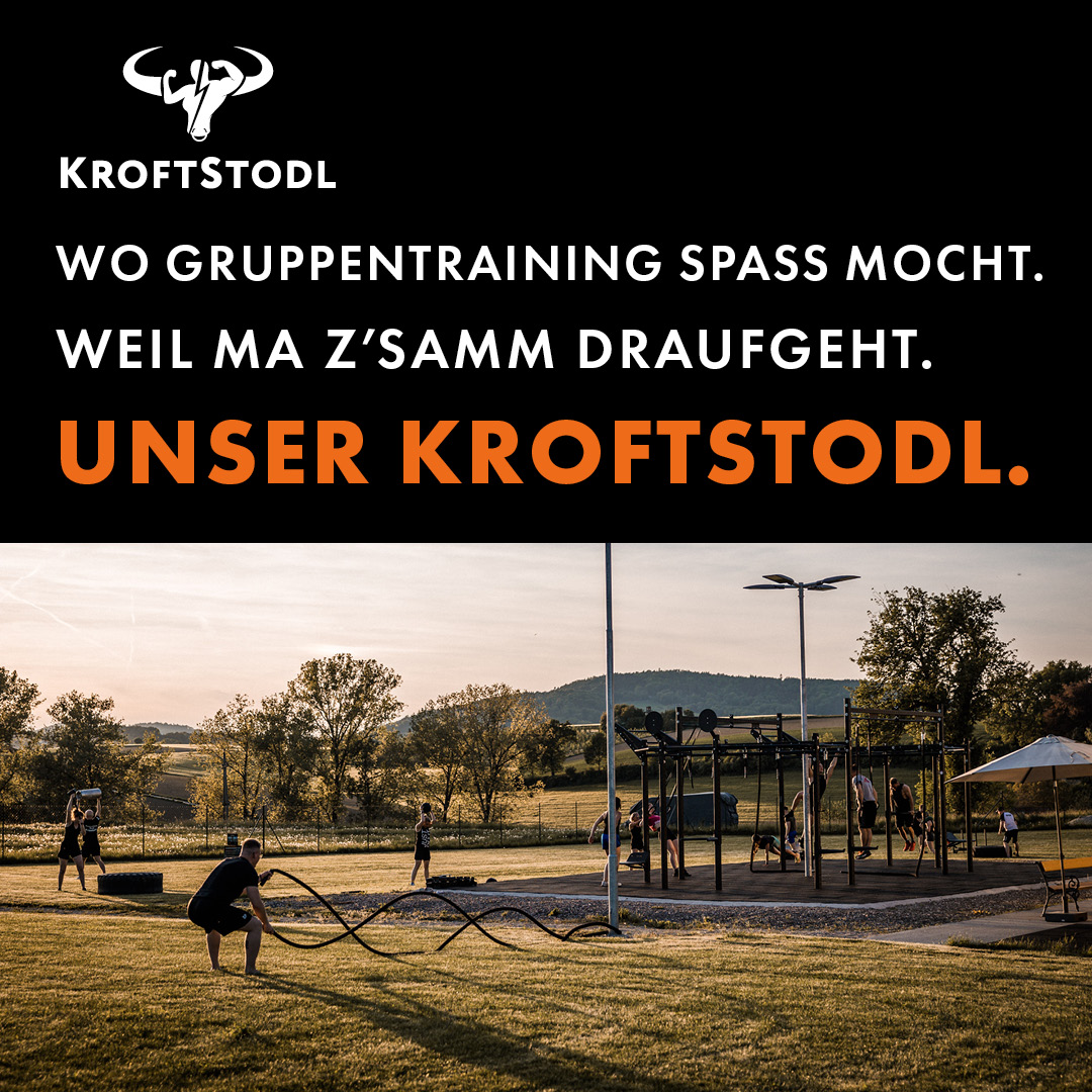 Kroftstodl Facebook ad: So fühlt sich Training bei uns an, in…