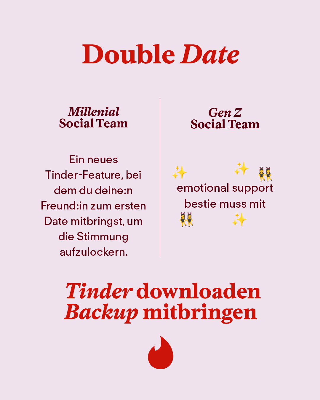 Tinder Germany Facebook ad from Aug 10, 2026