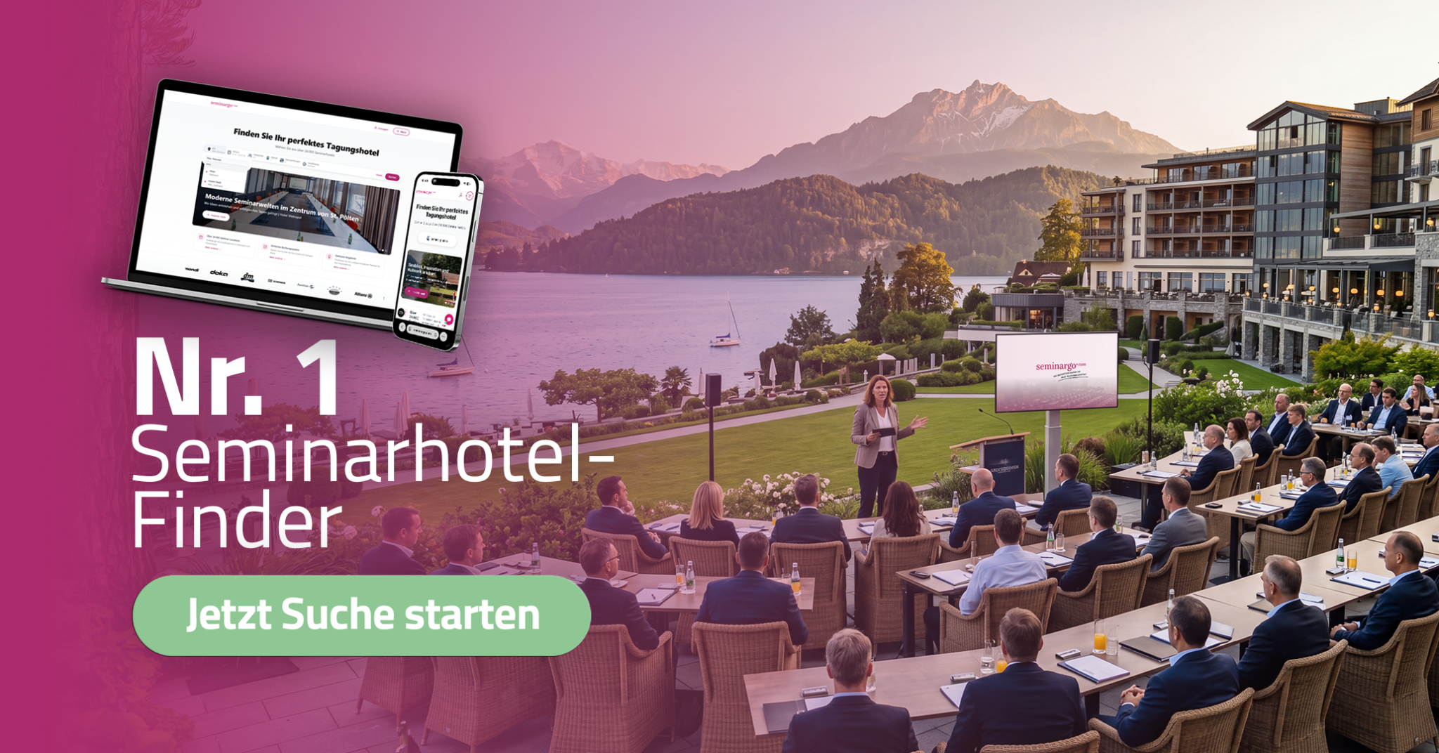 seminargo Facebook ad: Seminarlocation finden!