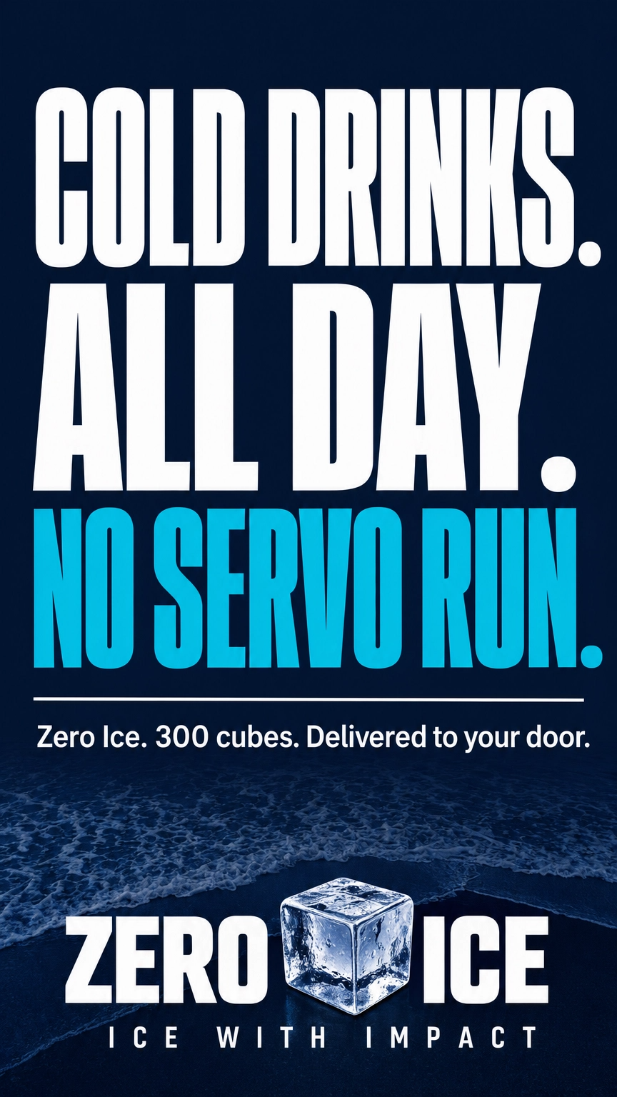 ZERO ICE Facebook ad