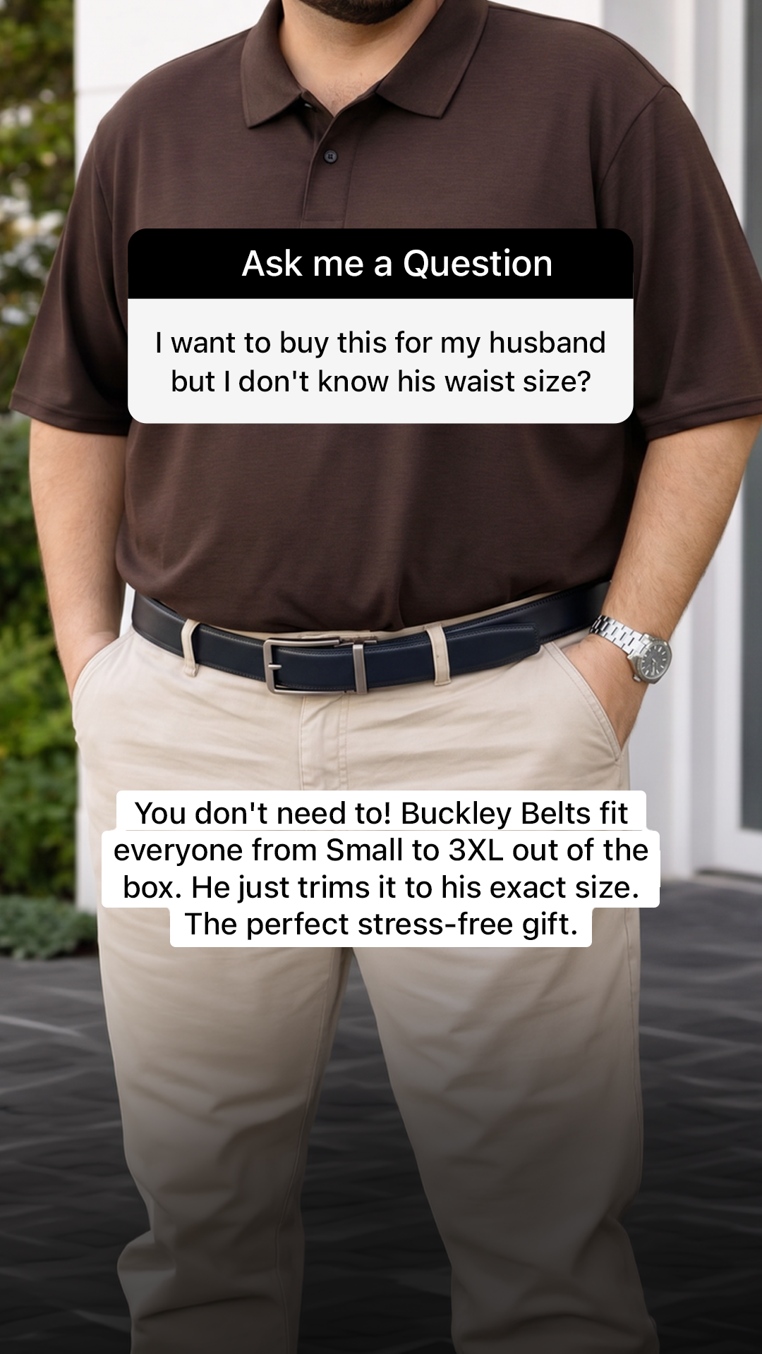 Buckley Belts Facebook ad