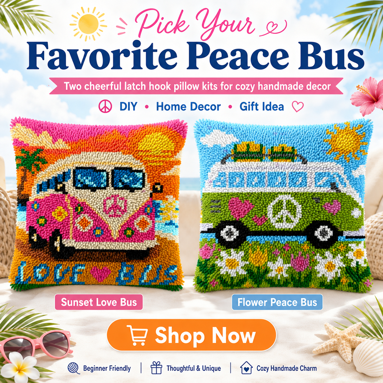 Veirousadiy Facebook ad: Veirousa Handmade Cozy Style